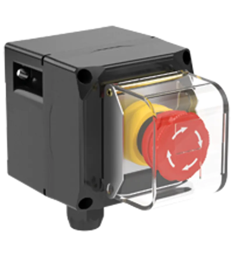 Pepperl Fuchs LRP1.D.E4CZAR.K.1 – Control Unit Ex e, Polyamide, Emergency Stop Button — photo 1 of 4
