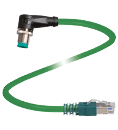 Connection cable, Ethernet V1SD-W-GN2M-PUR-E2S-V45-G