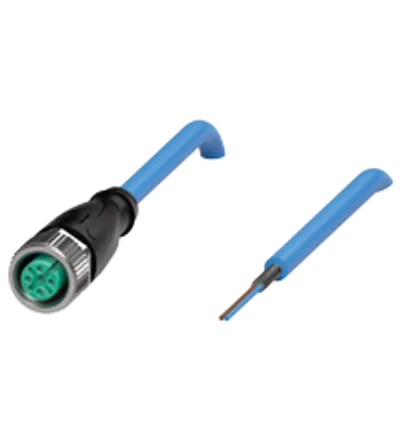 Cable connector, NAMUR V1-G-N-15M-PUR-N4S