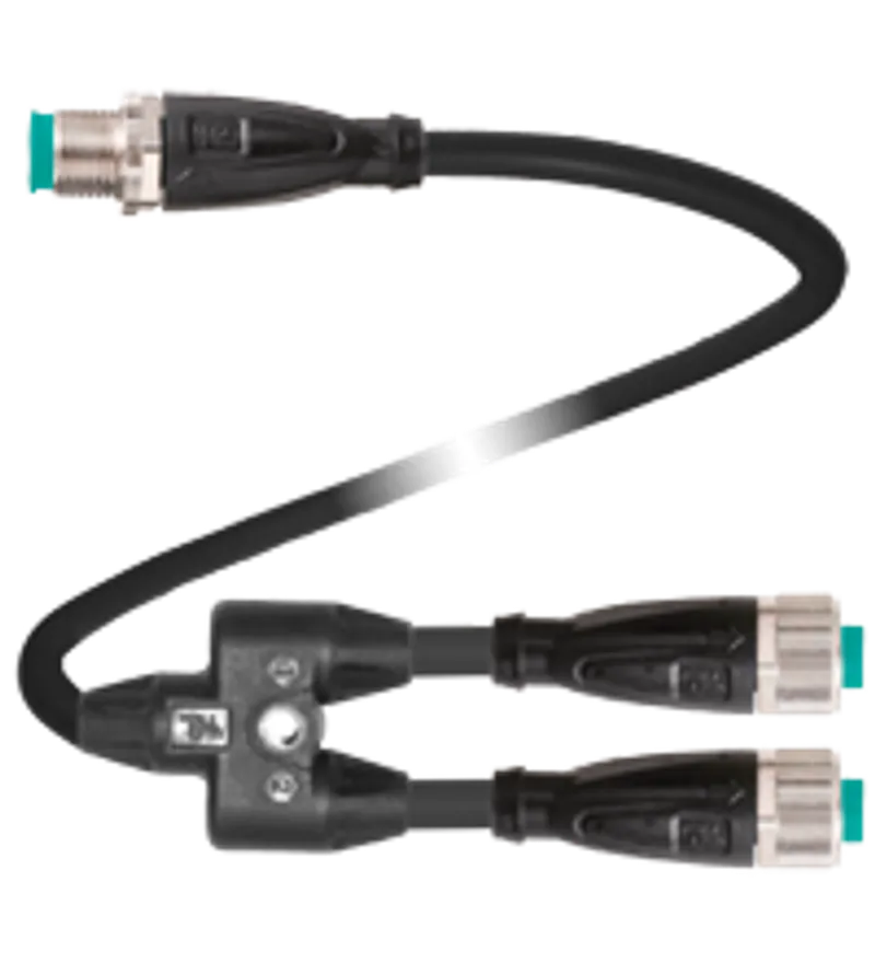 Pepperl Fuchs V1-G-1,5/0,5-PUR-U-TEE-1M-V1-G – Y connection cable — photo 1 of 4