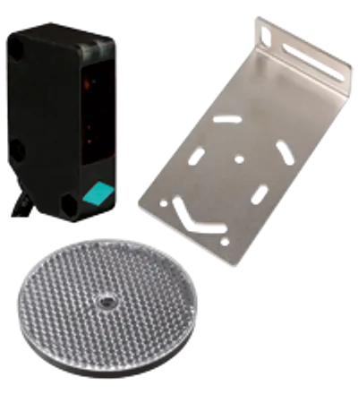Retroreflective sensor RLK31-54/25/31/115 SET