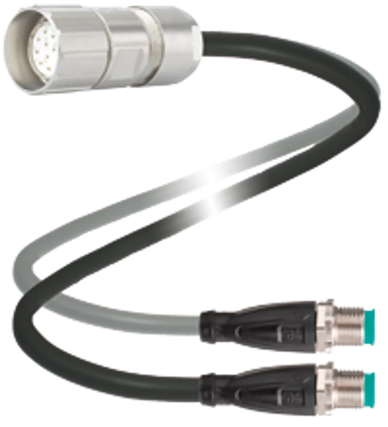 Pepperl Fuchs V23-G-T-0,3M-PUR-TP-V19/V19-G – Y connection cable — photo 1 of 4