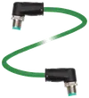 Connection cable, Ethernet V1SD-WX-GN4M-PUR-E1S-V1D-WX — photo 1 of 4