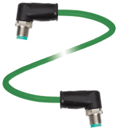 Pepperl Fuchs V1SD-WX-GN4M-PUR-E1S-V1D-WX – Connection cable, Ethernet