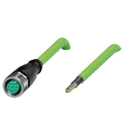 Pepperl Fuchs V19-G-GN1M-PUR-E2S – Cable socket, shielded Pepperl Fuchs V19-G-GN1M-PUR-E2S – Cable socket, shielded