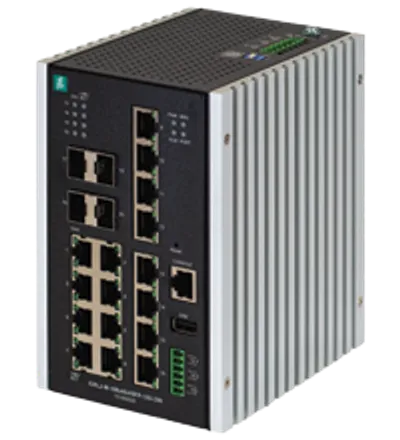 Ethernet switch managed gigabit ICRL2-M-16RJ45/4SFP-10G-DIN