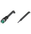 Cable socket, shielded V3-GM-BK5M-PUR-U/ABG — photo 1 of 4 Cable socket, shielded V3-GM-BK5M-PUR-U/ABG — photo 1 of 4