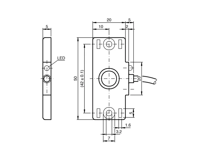 Capacitive sensor CBN5-F46-E0 — photo 3 of 4