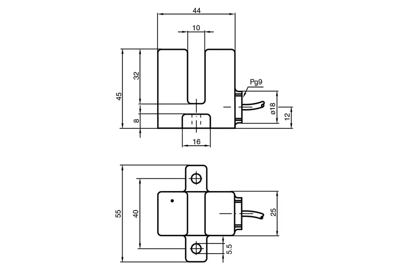 Inductive slot sensor SJ10-E — photo 3 of 4