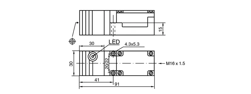 Inductive sensor NJ15-M1K-N-Y127931 — photo 3 of 4