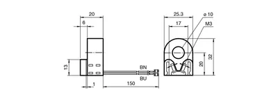 Inductive ring sensor RC10-14-N0-Y95902