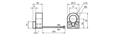 Pepperl Fuchs RC15-14-N0-Y95903 – Inductive ring sensor Pepperl Fuchs RC15-14-N0-Y95903 – Inductive ring sensor