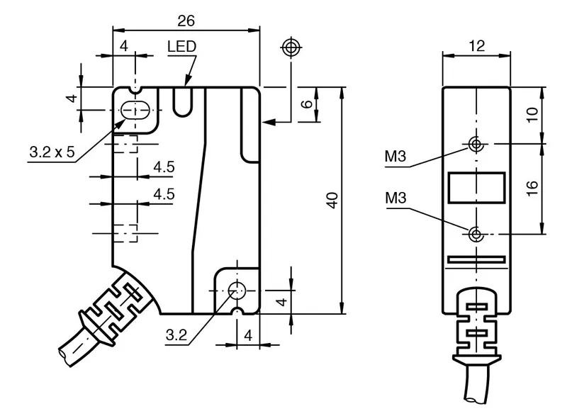 Inductive sensor NBB4-F1-A2 5M — photo 3 of 4