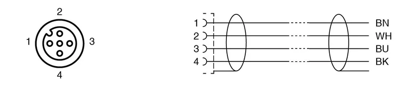 Cable socket, shielded V1-G-BK25M-PUR-U/ABG — photo 4 of 4