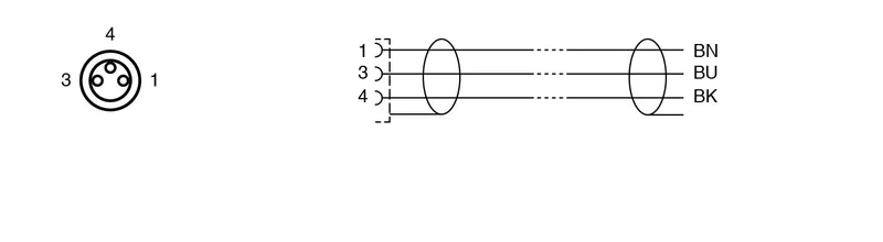 Cable socket, shielded V3-GM-BK5M-PUR-U/ABG — photo 4 of 4
