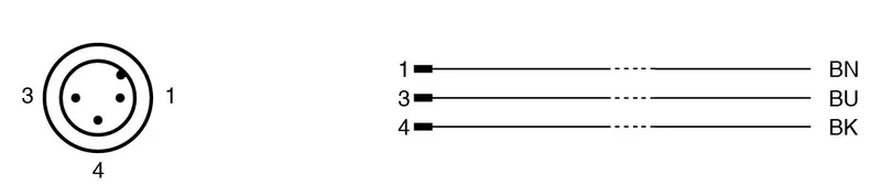 Cable connector V11S-G-BK1,5M-PUR-U — photo 4 of 4