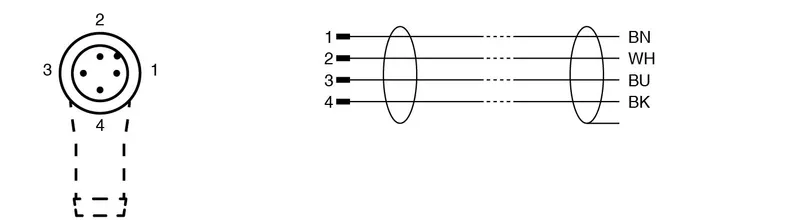 Cable connector, shielded V1S-W-10M-PUR-ABG0 — photo 4 of 4