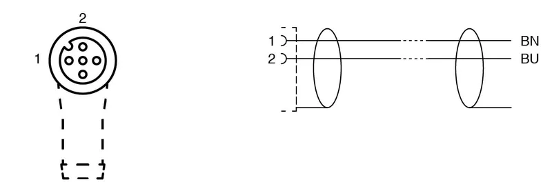 Cable connector, NAMUR V1-W-N-10M-PUR-N4S — photo 4 of 4