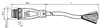 Cable connector, shielded V19S-G-1,5M-PUR-ABG — photo 3 of 4 Cable connector, shielded V19S-G-1,5M-PUR-ABG — photo 3 of 4