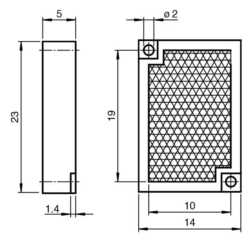 Pepperl Fuchs REF-MH23 – Reflector with micro-structure — photo 3 of 3