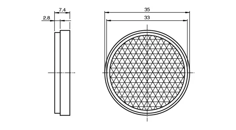 Pepperl Fuchs REF-A35 – Reflector — photo 3 of 3
