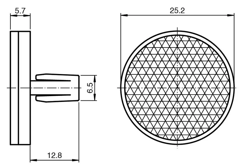 Pepperl Fuchs REF-CLIP25 – Reflector — photo 3 of 3