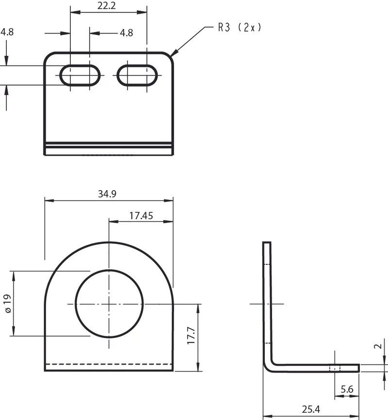 Pepperl Fuchs AB-18 – Mounting bracket — photo 3 of 3