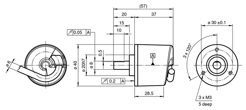 Pepperl Fuchs TVI40N – Incremental rotary encoder — photo 3 of 4