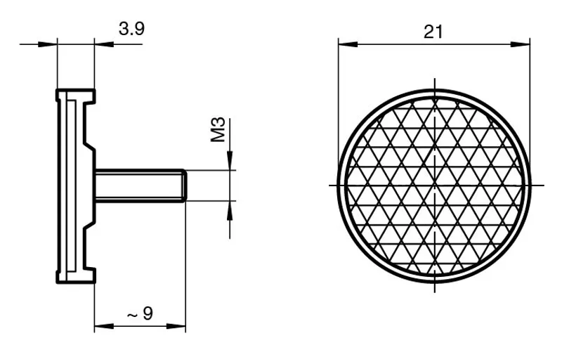 Pepperl Fuchs REF-MS21 – Reflector with micro-structure — photo 3 of 3