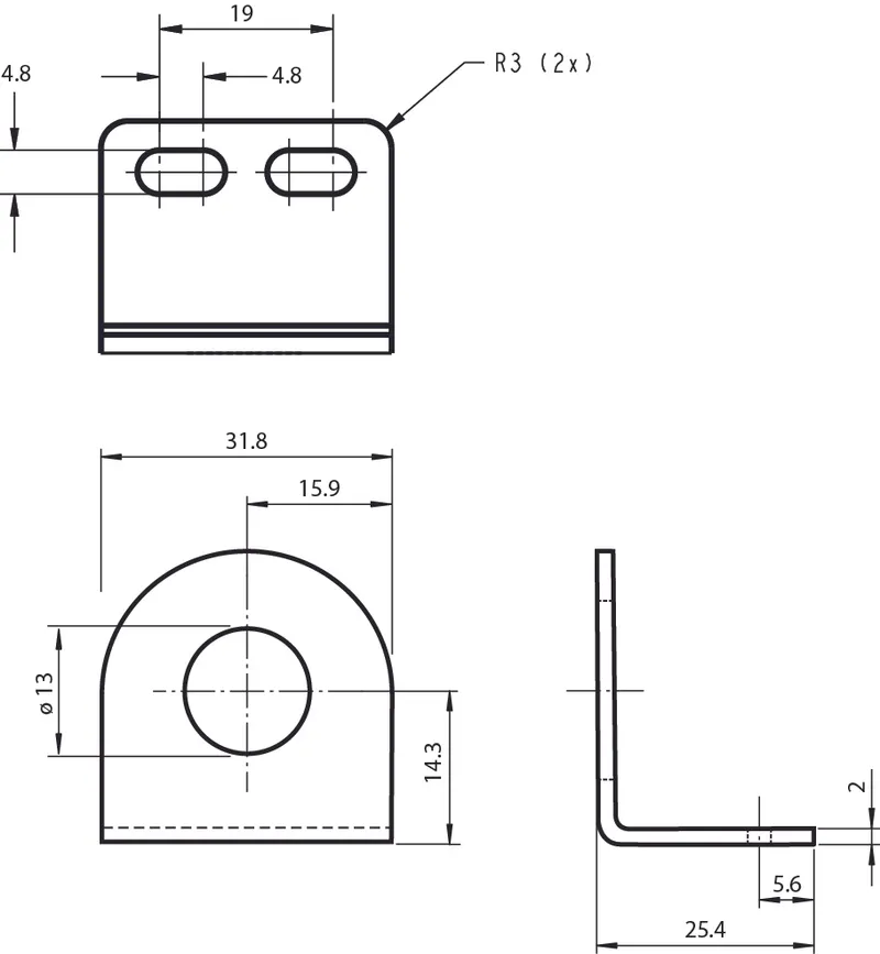 Pepperl Fuchs AB-12 – Mounting bracket — photo 3 of 3