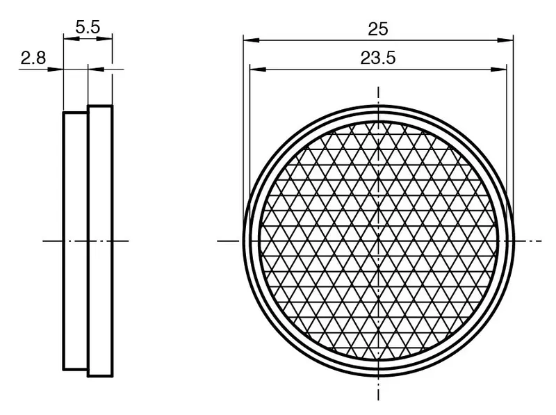 Pepperl Fuchs REF-CA24 – Reflector — photo 3 of 3