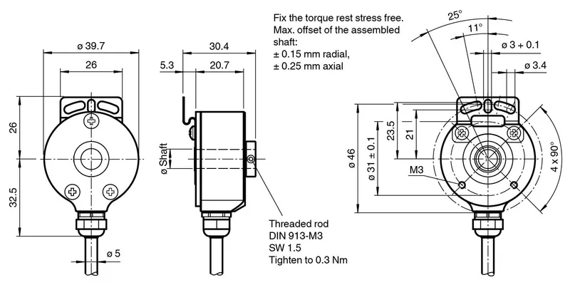 Pepperl Fuchs THI40N – Incremental rotary encoder — photo 4 of 4