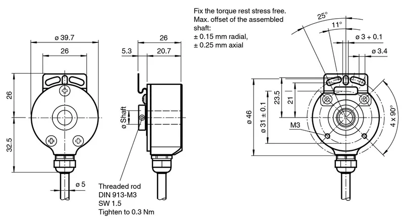 Pepperl Fuchs THI40N – Incremental rotary encoder — photo 3 of 4