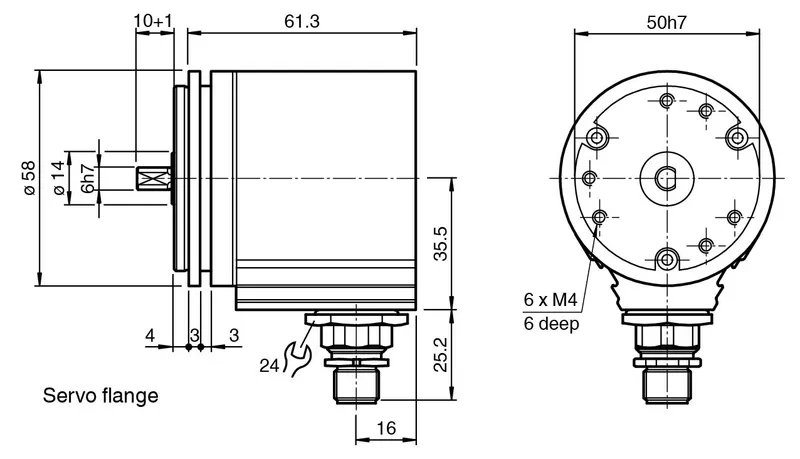Pepperl Fuchs BVM58 – Multiturn absolute rotary encoder — photo 4 of 4