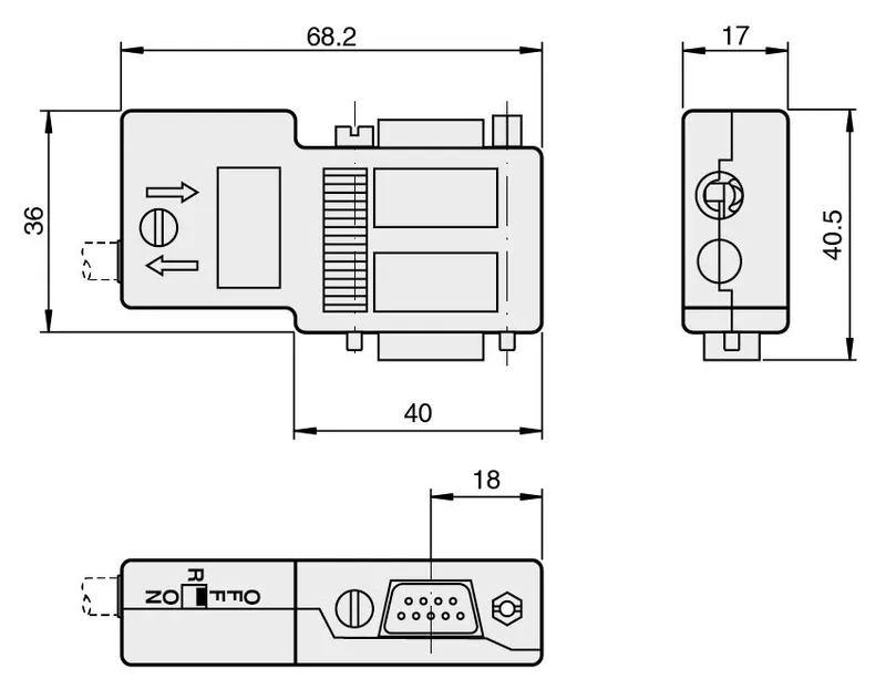 Pepperl Fuchs LB9003A – D-Sub plug 9-pin — photo 3 of 3