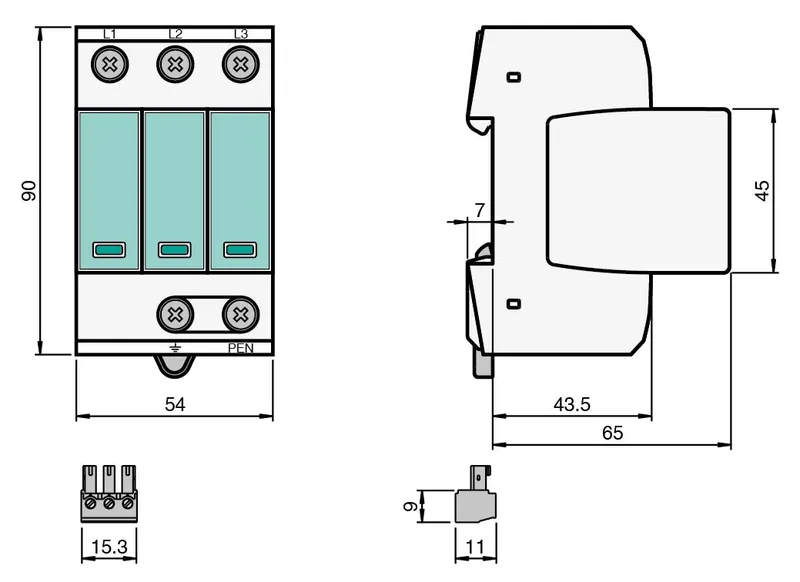 Pepperl Fuchs M-LB-3.150TNC.D – Surge Protection Barrier — photo 3 of 3