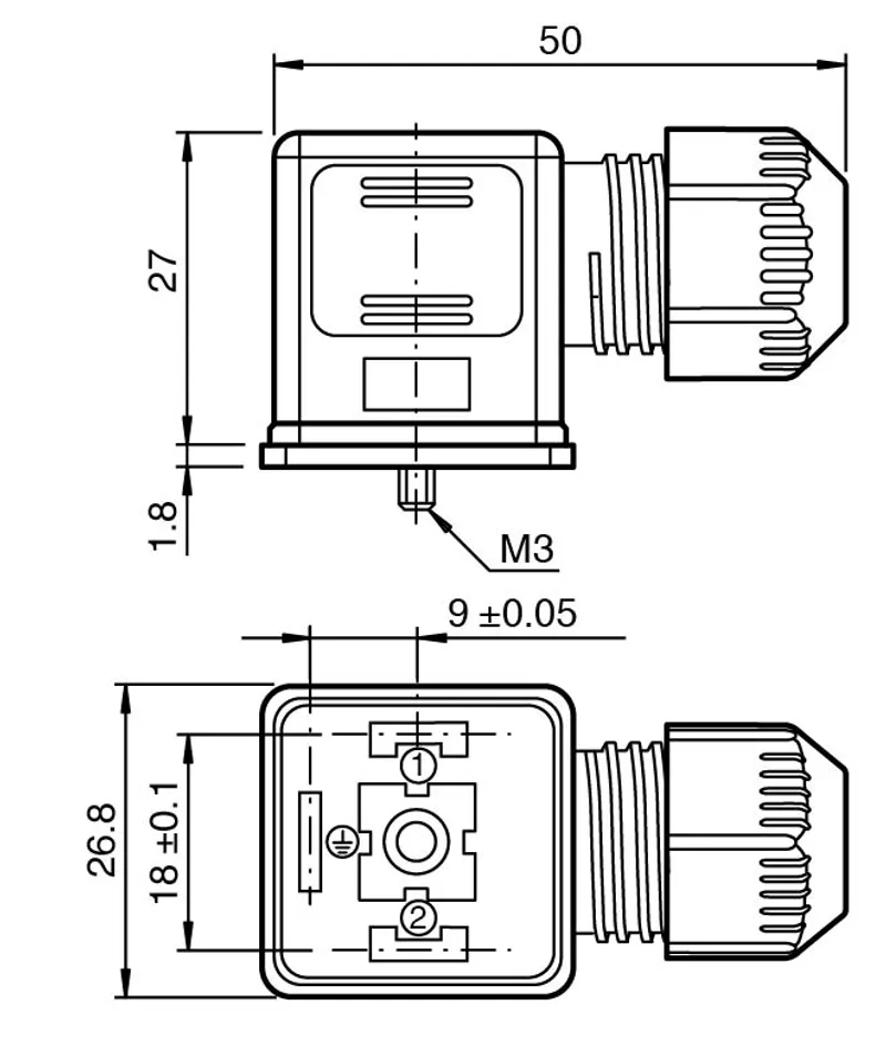 Pepperl Fuchs VMA-2+P/D2 – Valve connector, non pre-wired — photo 3 of 4