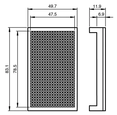 Pepperl Fuchs REFLECTOR 82.5X49X6MM – Reflector