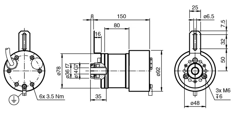 Multiturn absolute rotary encoder ESM78E-E — photo 4 of 6