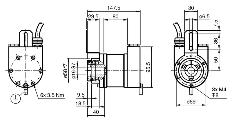 Multiturn absolute rotary encoder ESM78E-E — photo 5 of 6