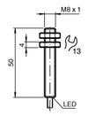 Pepperl Fuchs NBB2-8GM50-E2 – Inductive sensor — photo 3 of 4