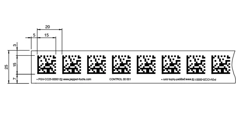 Pepperl Fuchs PGV*-CC25-* – Control code tape — photo 3 of 3