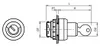 Actuator Head Ex e - Key Control Switch CFP.K3S.SP — photo 3 of 4
