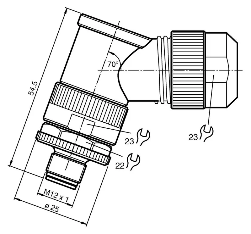 Pepperl Fuchs V15SL-W-BK – Male connector, field-attachable — photo 3 of 4