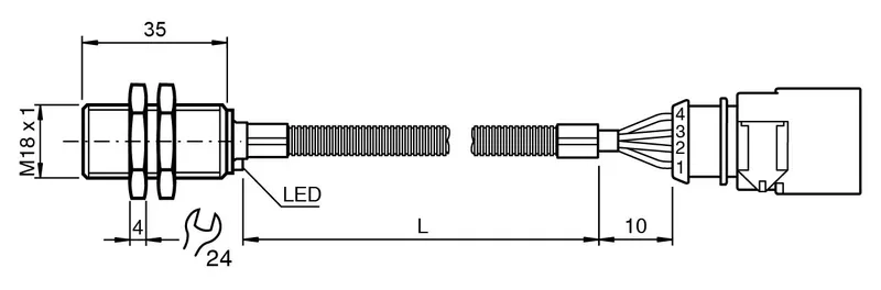 Inductive sensor NBB8-18GM35-A0-M1-Y0104 — photo 3 of 4