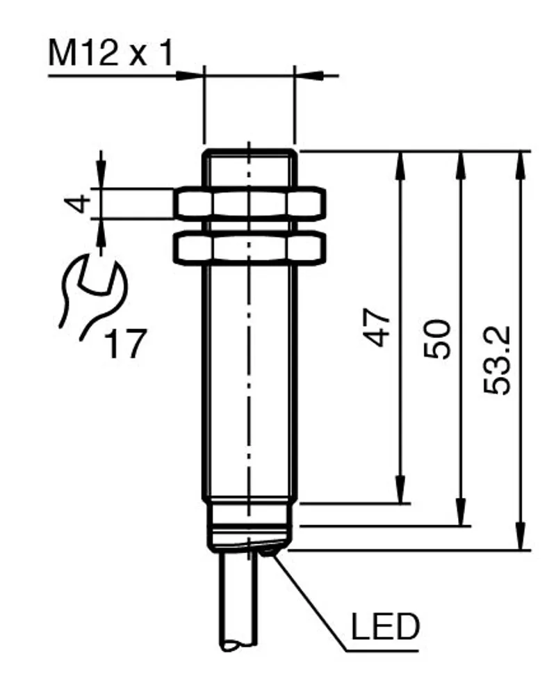 Inductive sensor NBB4-12GM50-E2-5M-PUR — photo 3 of 4