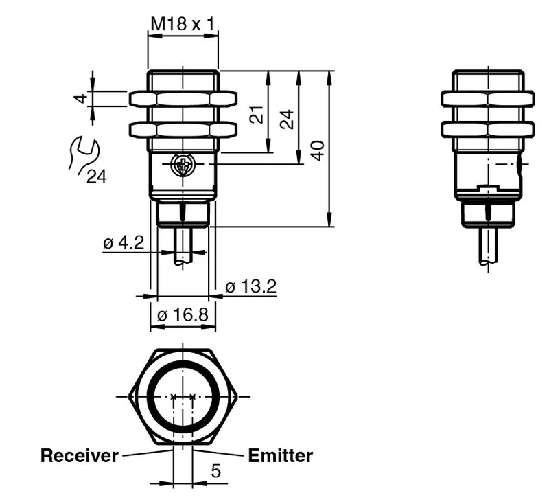 Diffuse mode sensor OBD600-18GK40-A2 — photo 3 of 4