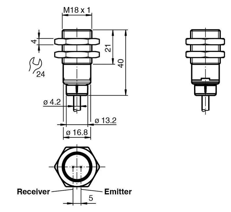 Pepperl Fuchs OBR5500-18GK40-E1 – Retroreflective sensor — photo 3 of 4