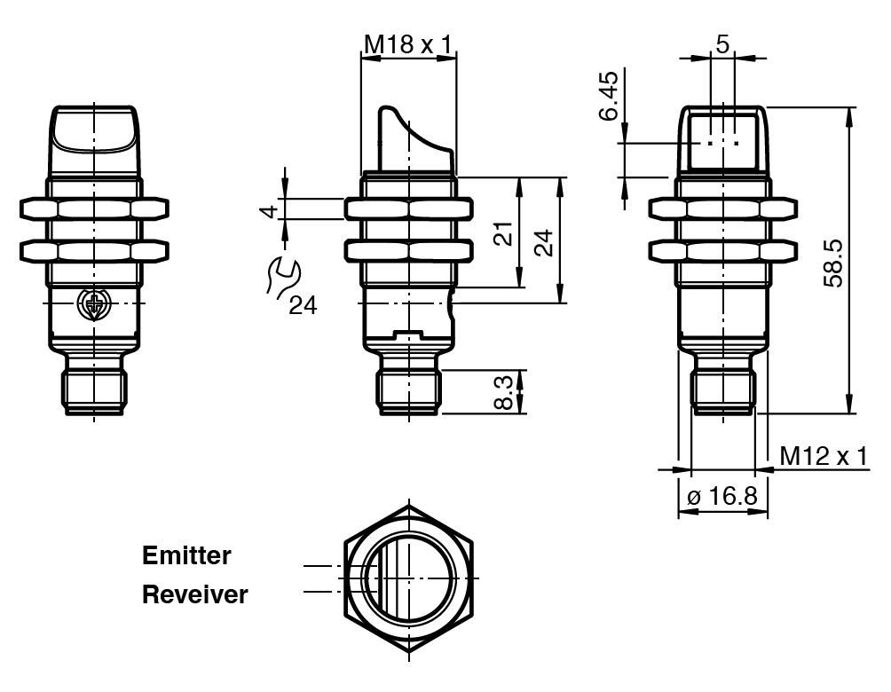 Diffuse mode sensor OBD450-18GK40A-A2-V1 — photo 3 of 5 Diffuse mode sensor OBD450-18GK40A-A2-V1 — photo 3 of 5