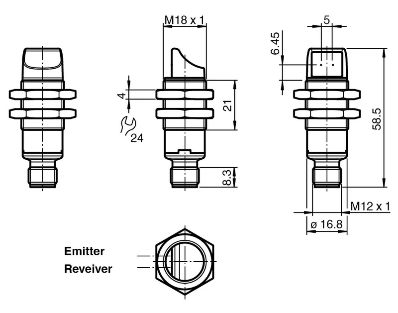 Retroreflective sensor OBR5000-18GK40A-A2-V1 — photo 3 of 5
